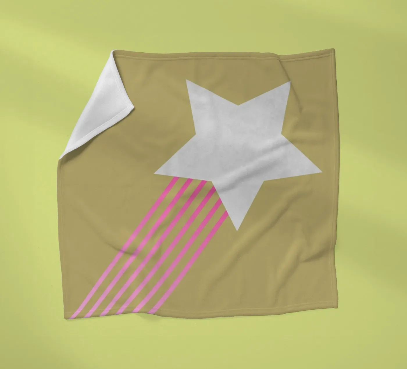 Komeet fleecedeken van Rose Beck Art