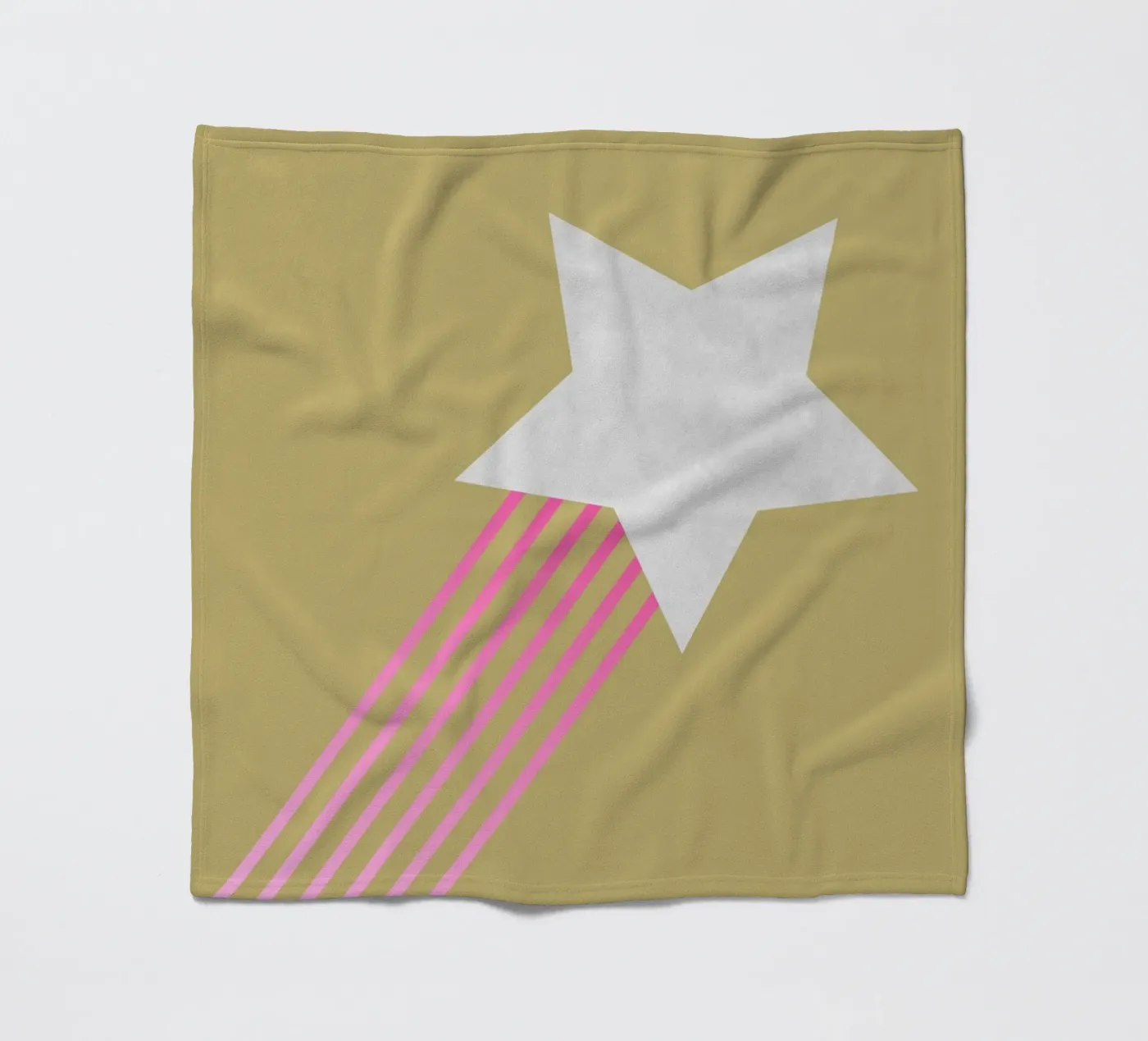 Komeet fleecedeken van Rose Beck Art