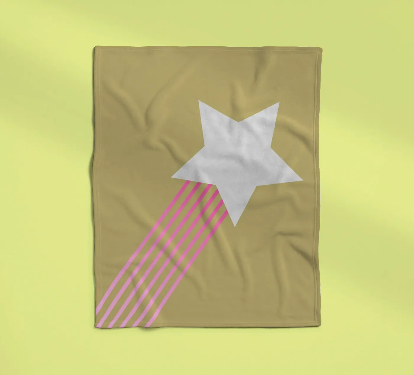 Komeet fleecedeken van Rose Beck Art