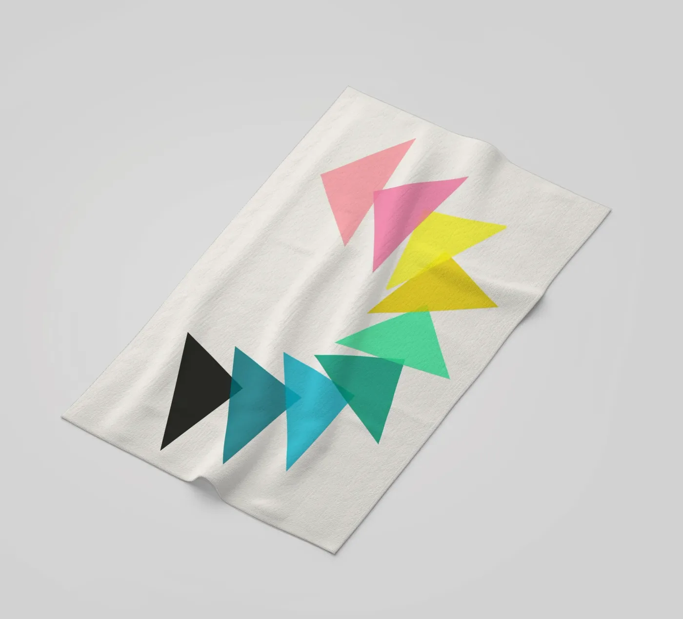 Richting strandhanddoek van Rose Beck Art