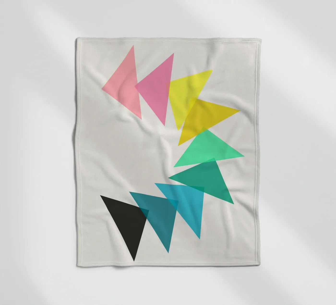 Richting fleecedeken van Rose Beck Art