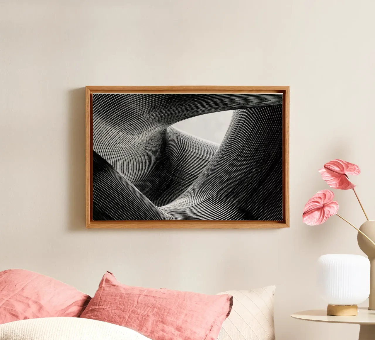 Lines - Peter Pfeiffer canvas by Pictufy