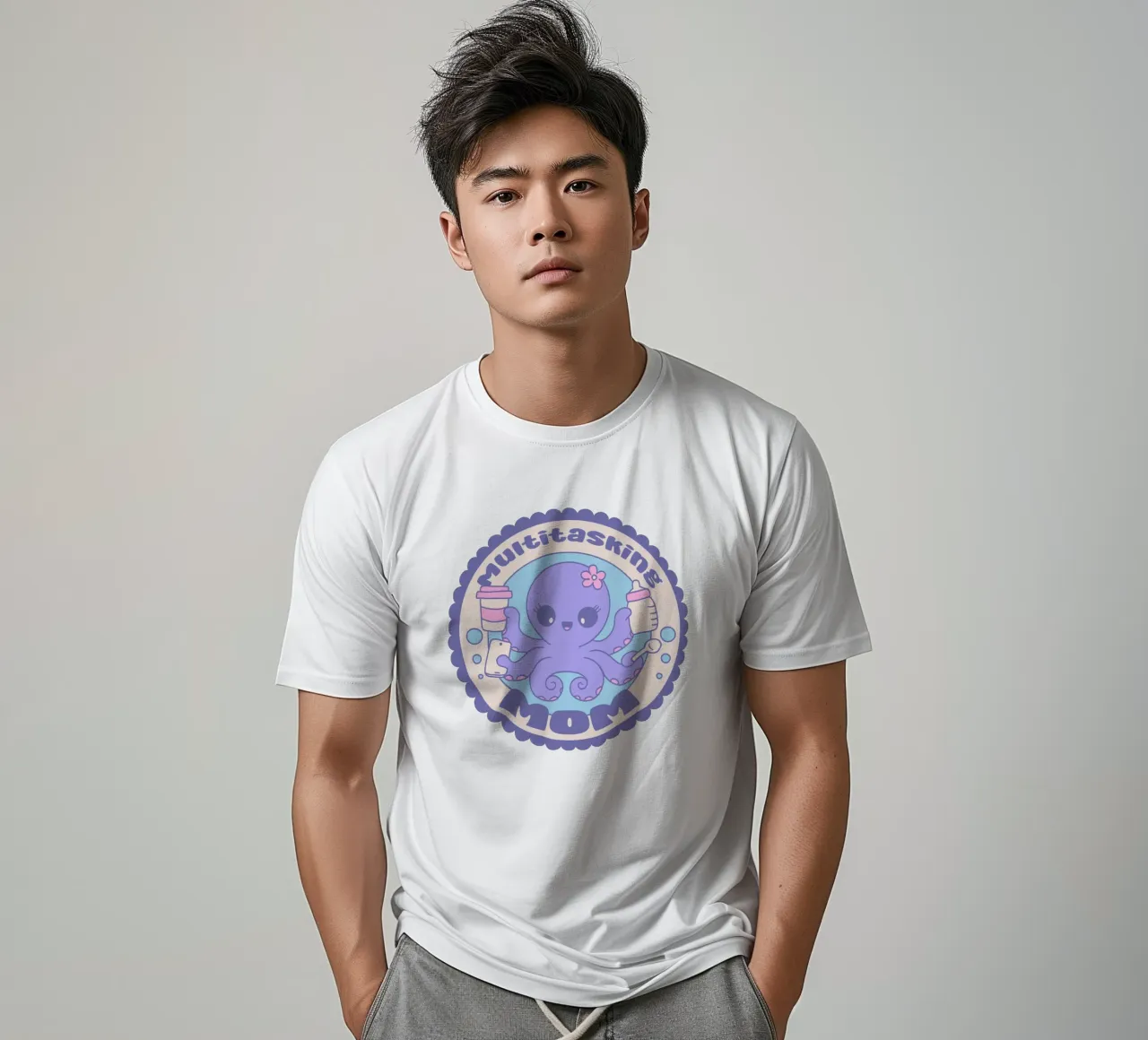 Mamma multitasking t-shirt da Loobs