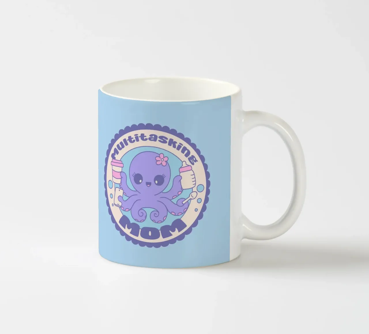 Multitasking-Mama Keramik Tasse von Loobs