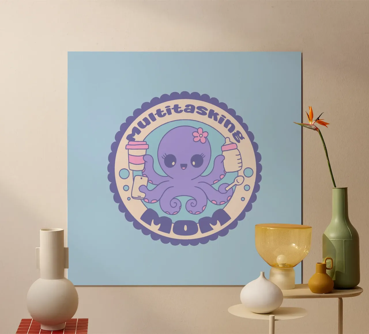 Multitasking Mom poster by Loobs