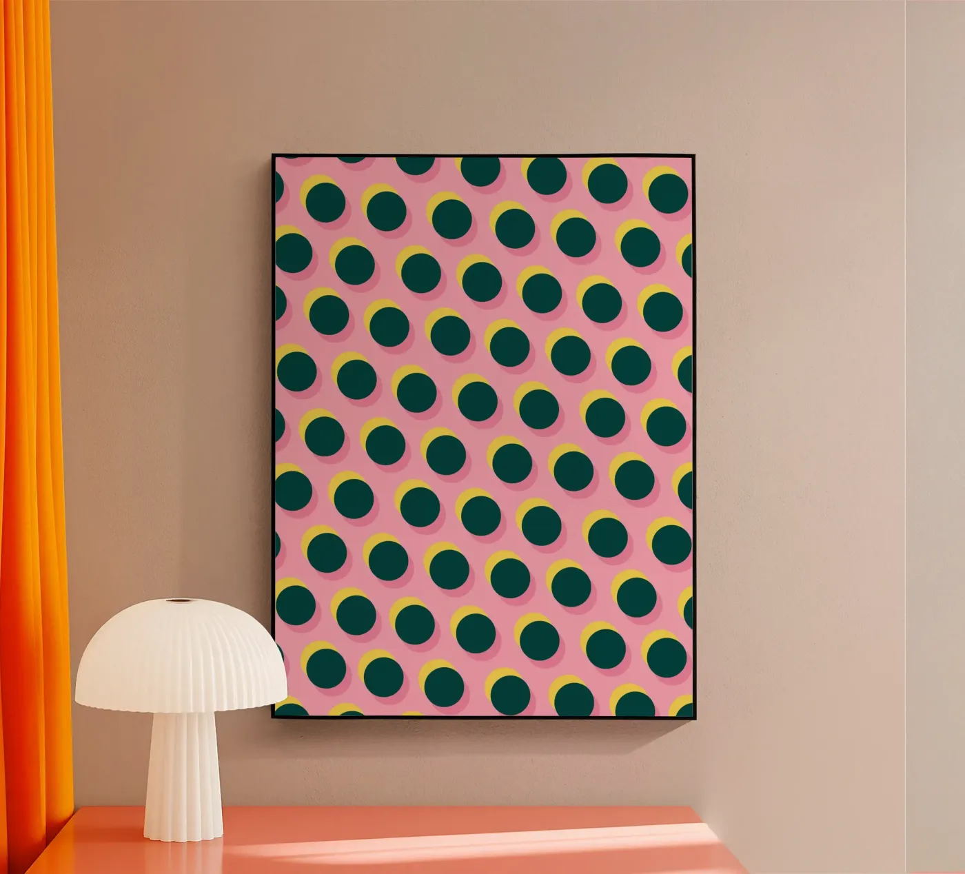Dots Acryl-Glas von Lidia Blomgren