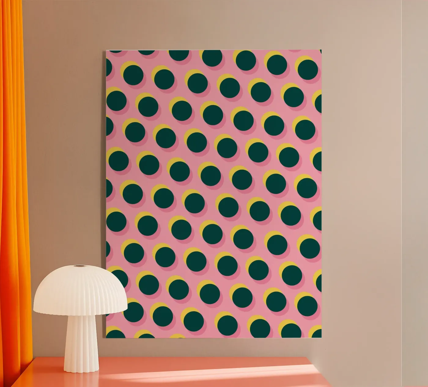 Dots Acryl-Glas von Lidia Blomgren
