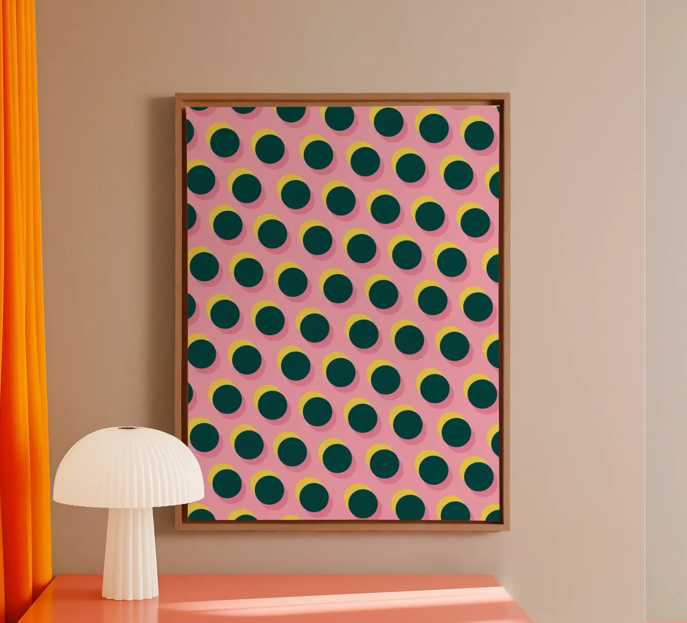 Dots canvas van Lidia Blomgren