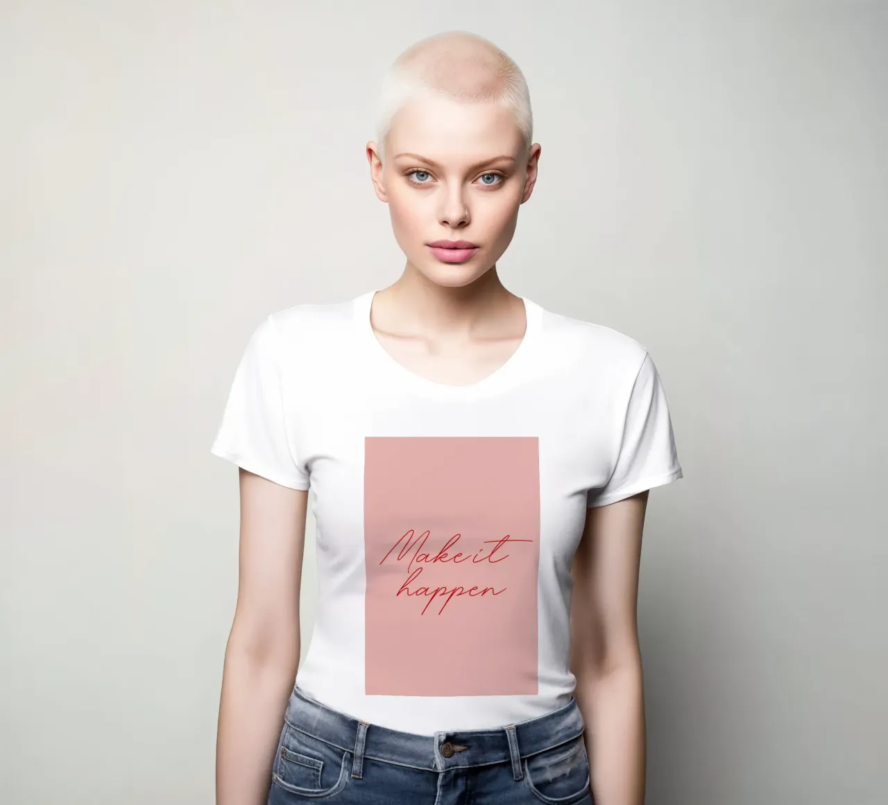 Make it Happen t-shirt da donna da daylight design studio