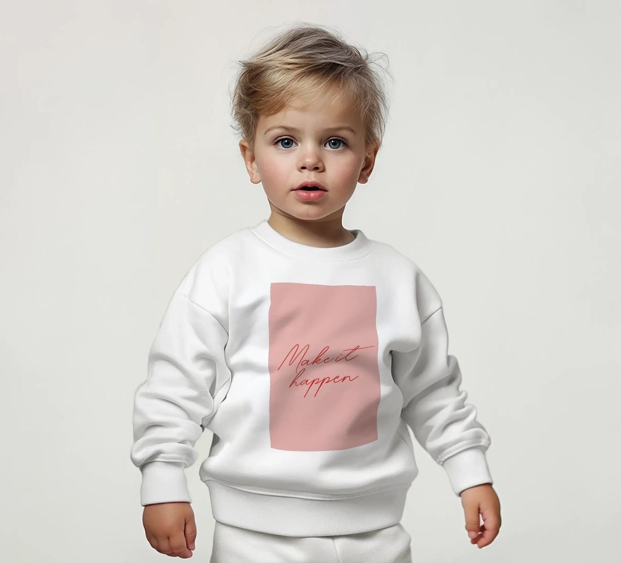 Make it Happen felpa neonato da daylight design studio