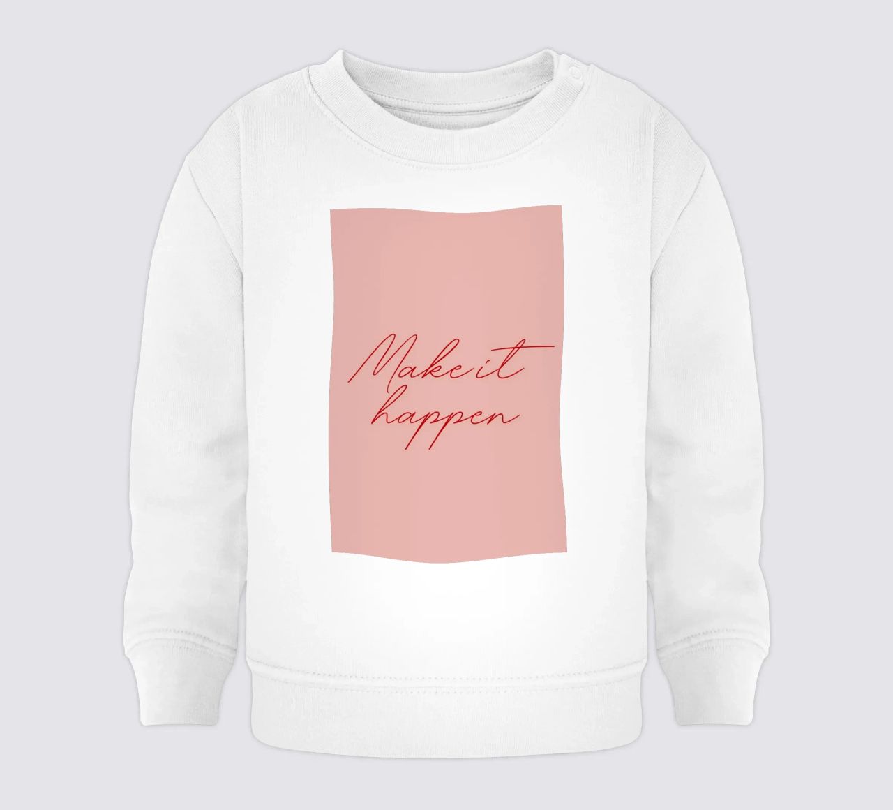 Make it Happen felpa neonato da daylight design studio