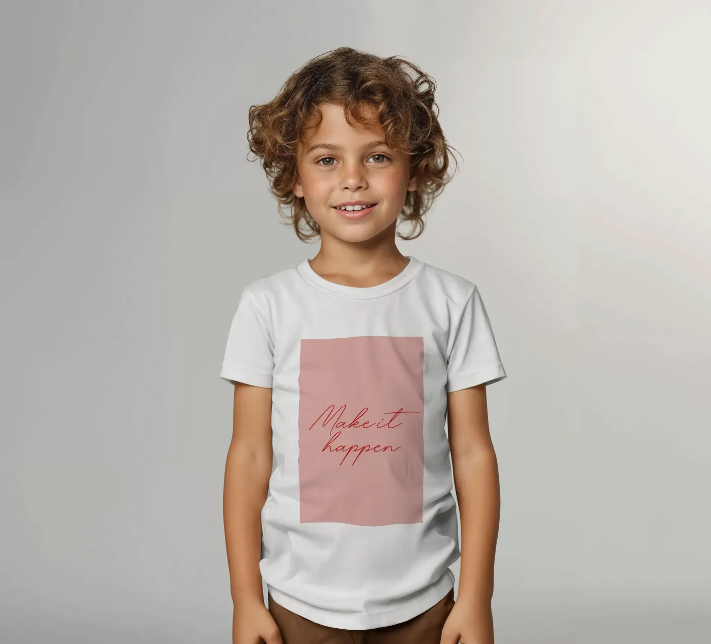 Make it Happen t-shirt bambini da daylight design studio