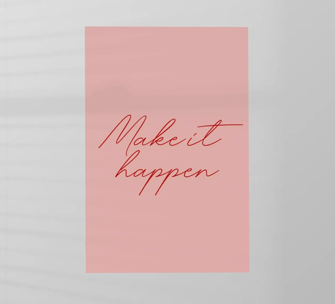 Make it Happen pellicola backlit da daylight design studio