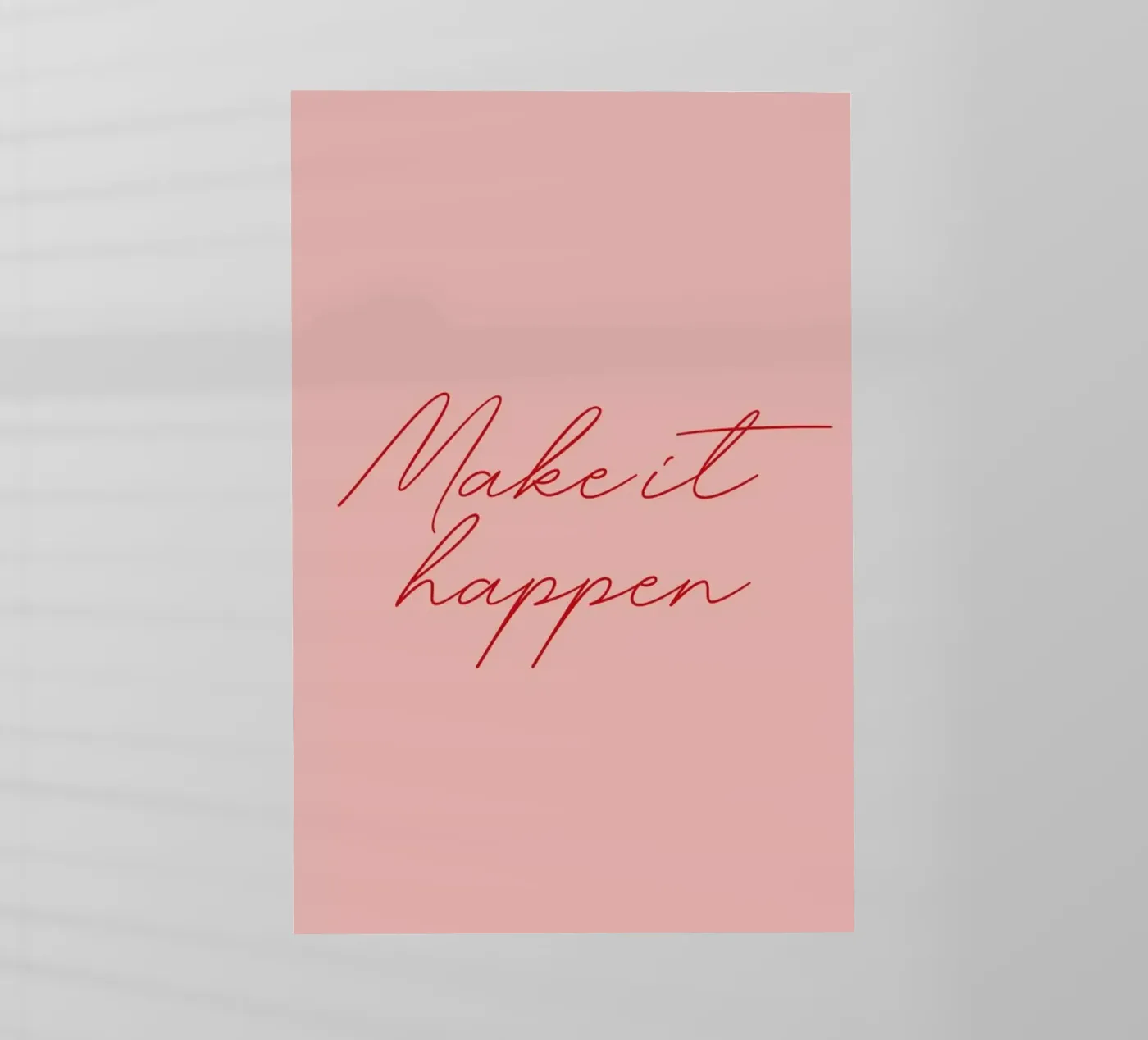 Make it Happen pellicola backlit da daylight design studio