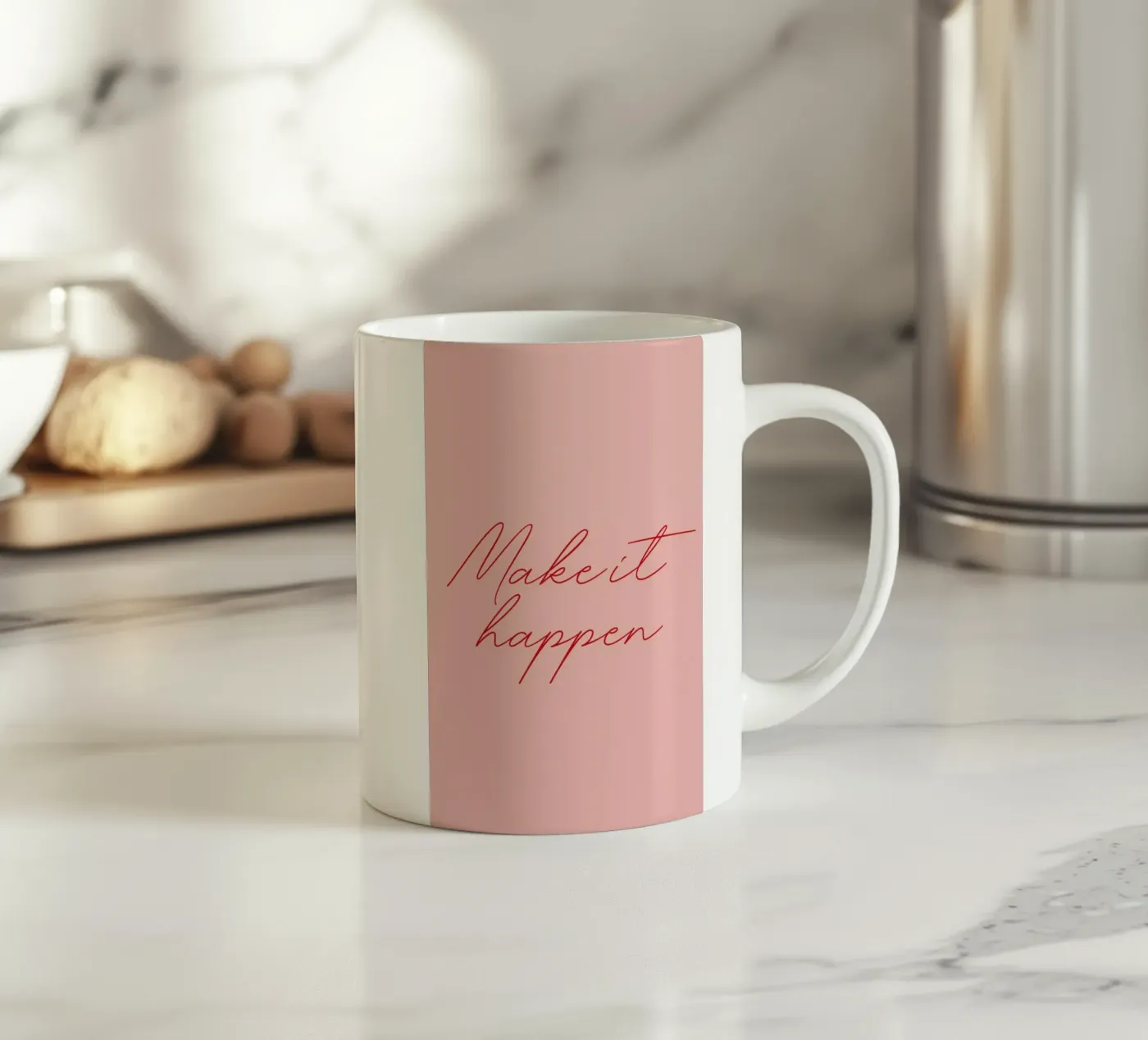 Make it Happen ceramic mug by daylight design studio