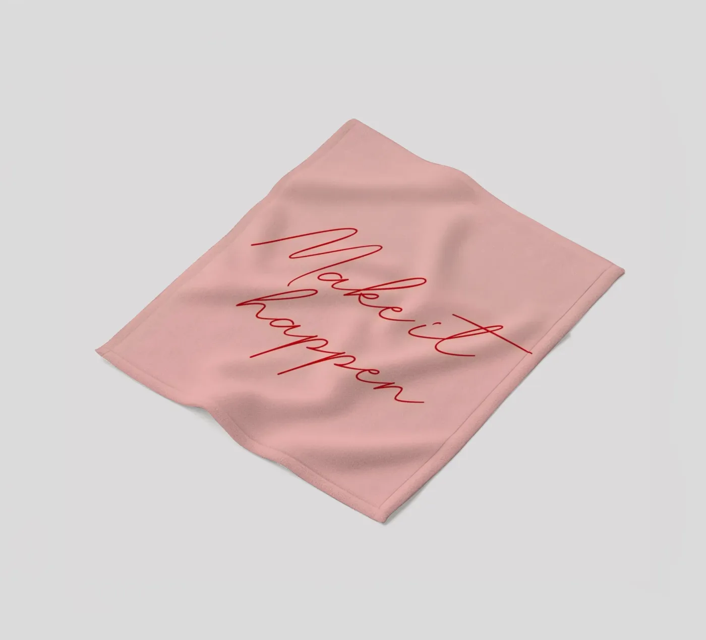 Make it Happen fleecedeken van daylight design studio