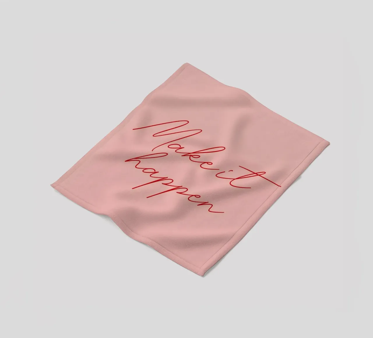 Make it Happen fleecedeken van daylight design studio