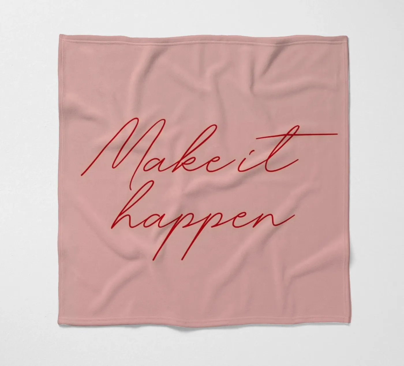 Make it Happen Fleecedecke von daylight design studio