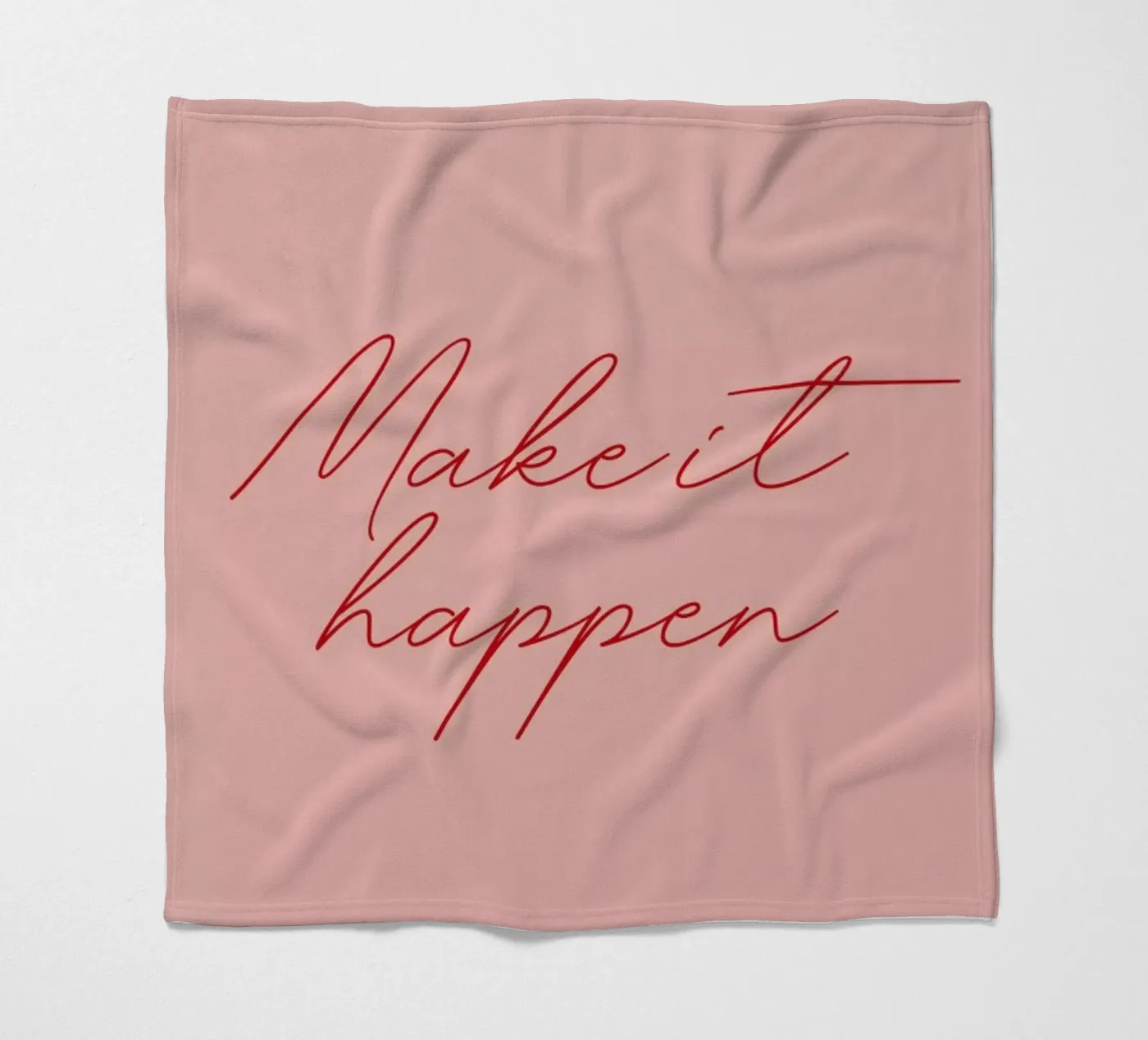 Make it Happen fleecedeken van daylight design studio