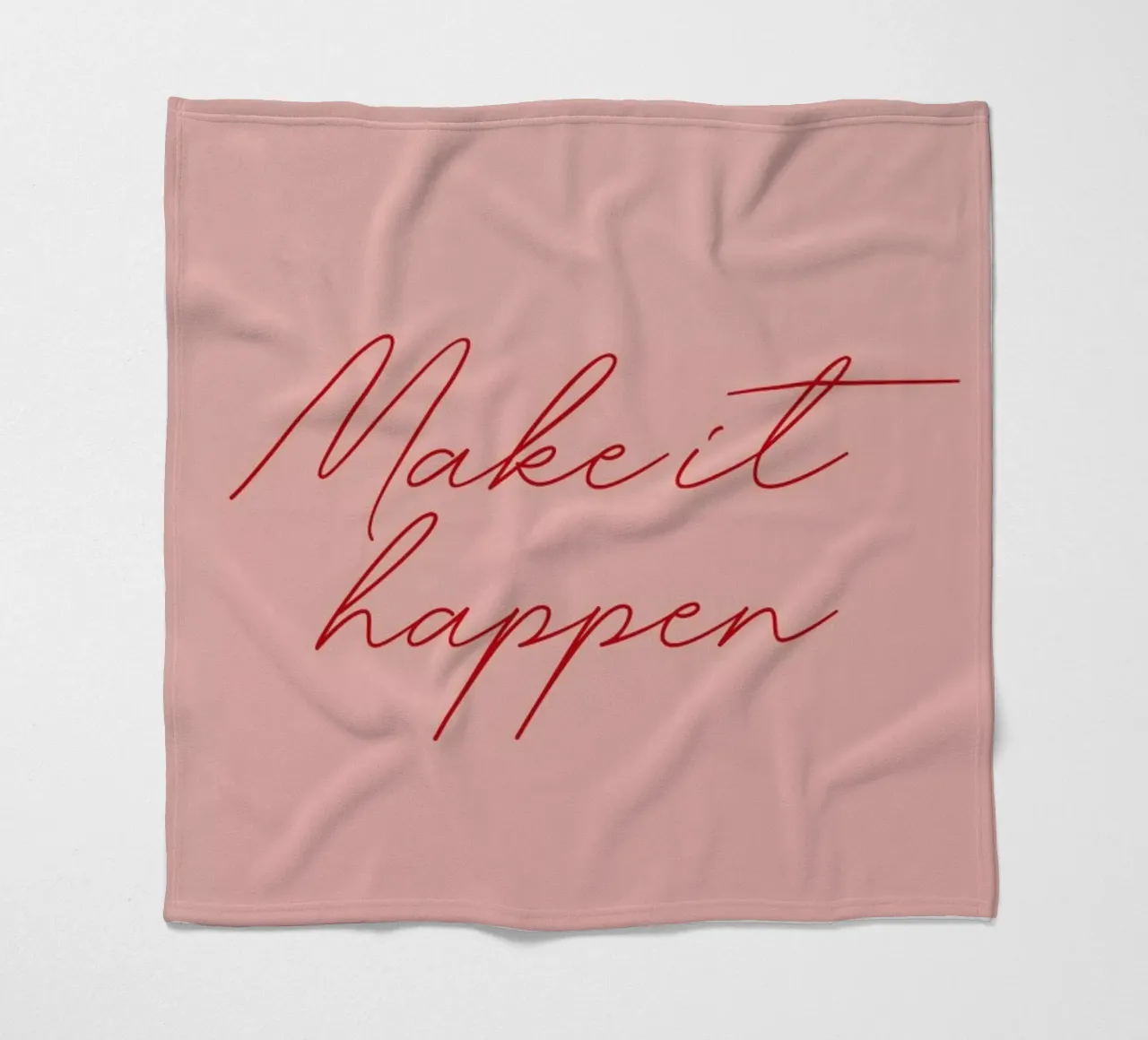 Make it Happen fleecedeken van daylight design studio