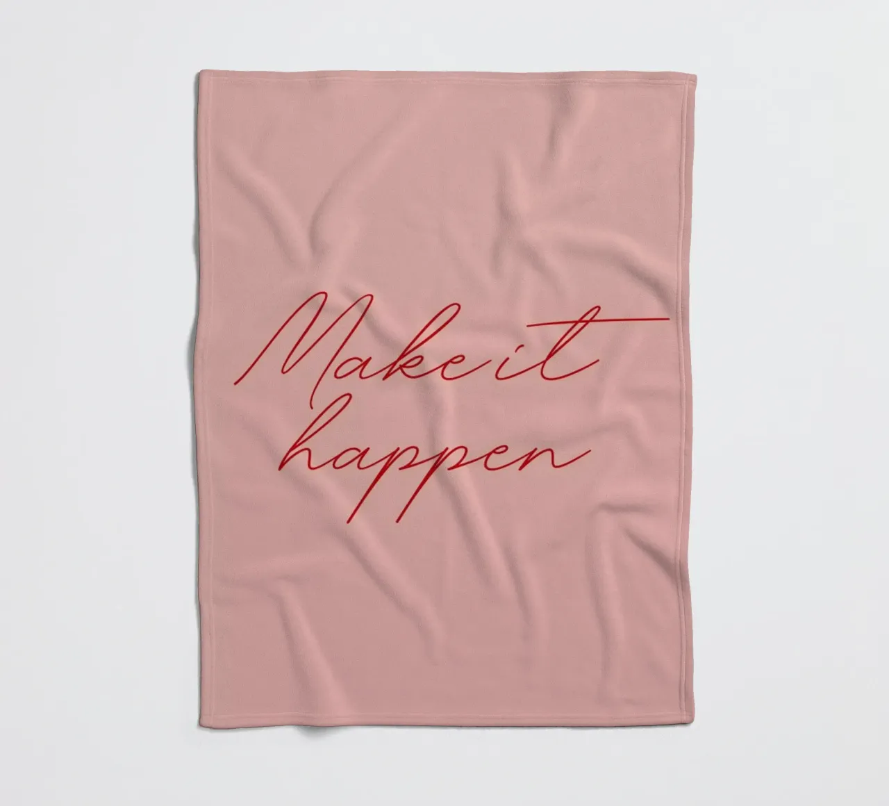 Make it Happen fleecedeken van daylight design studio