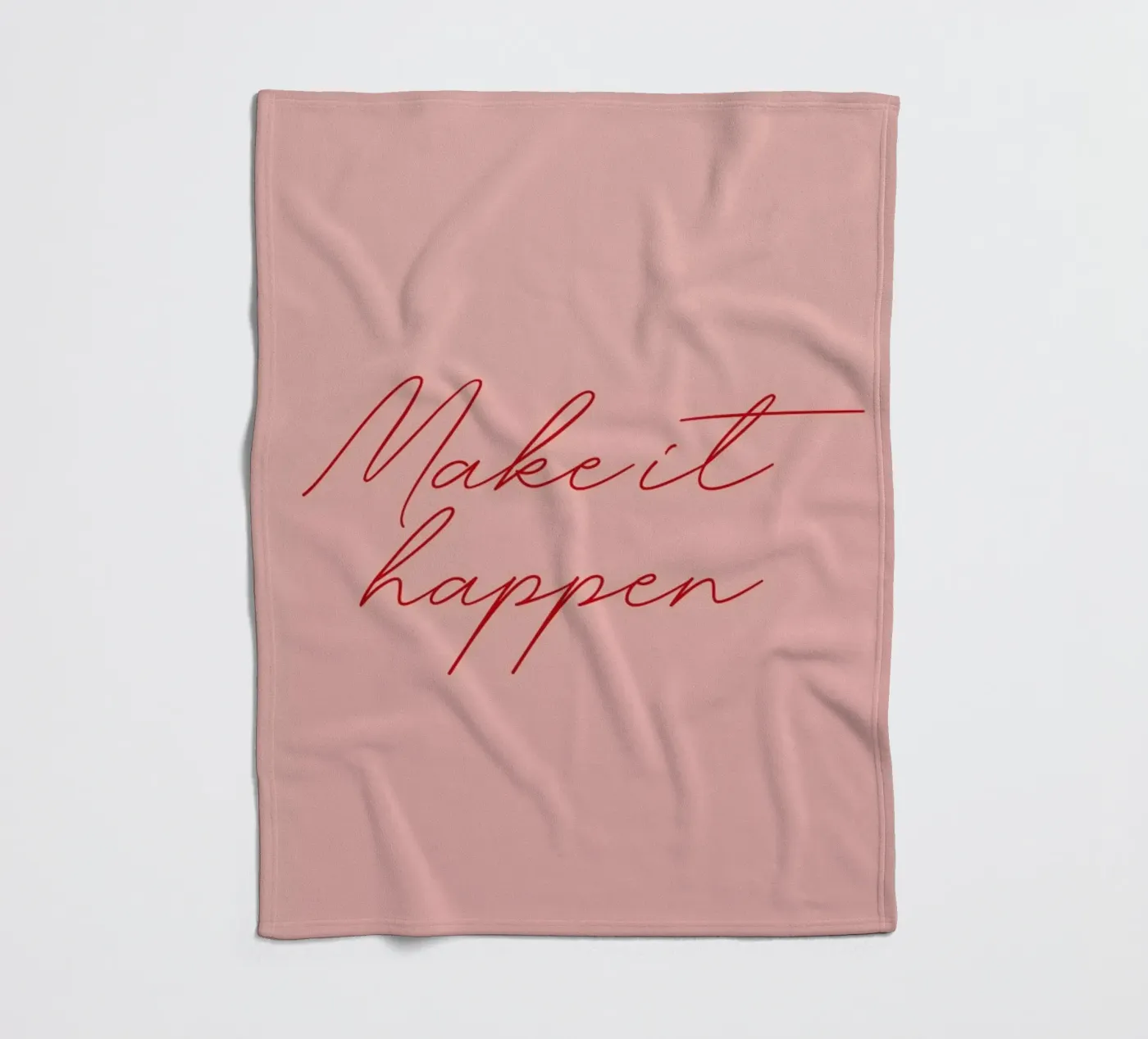 Make it Happen Fleecedecke von daylight design studio
