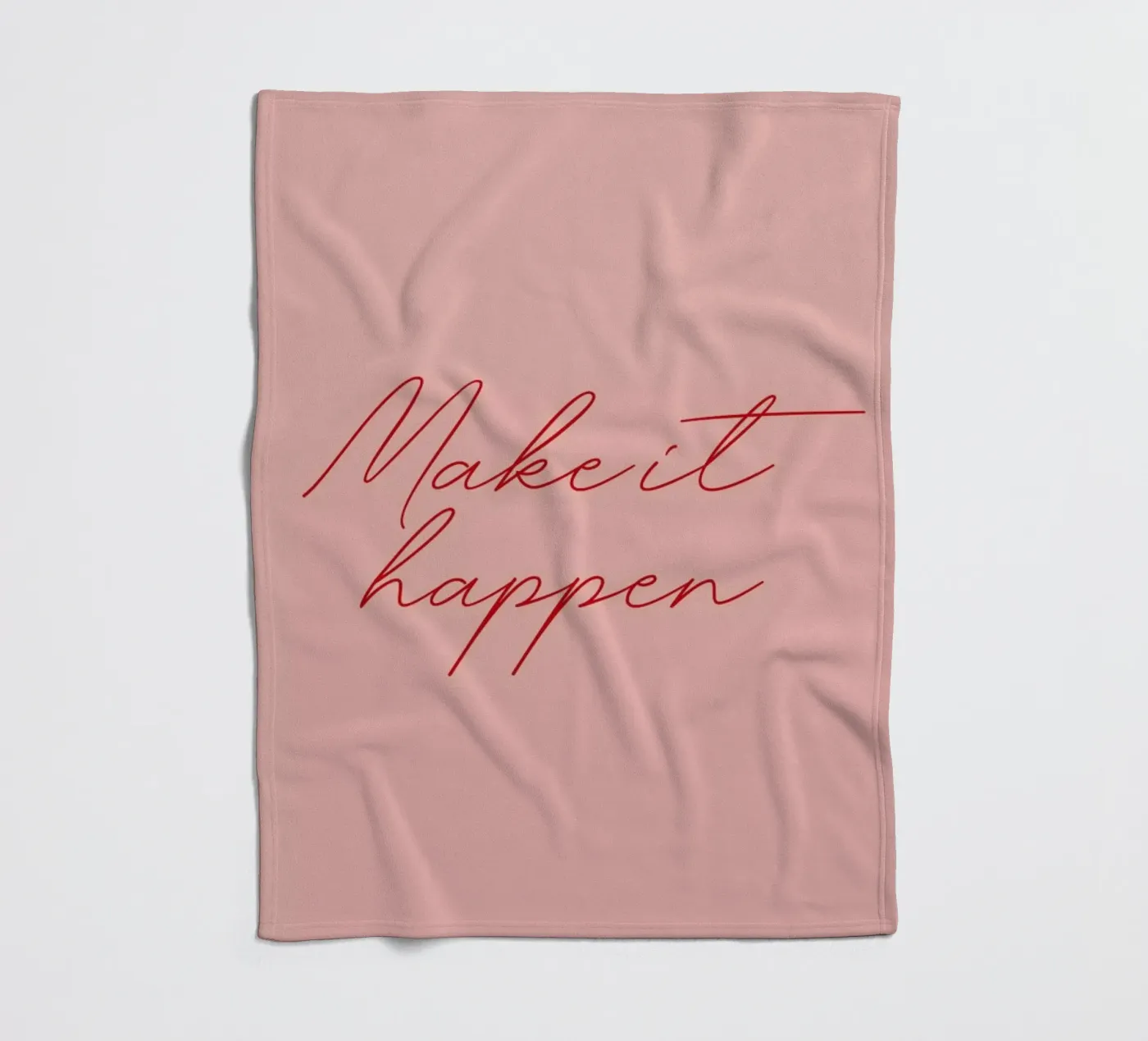 Make it Happen fleecedeken van daylight design studio