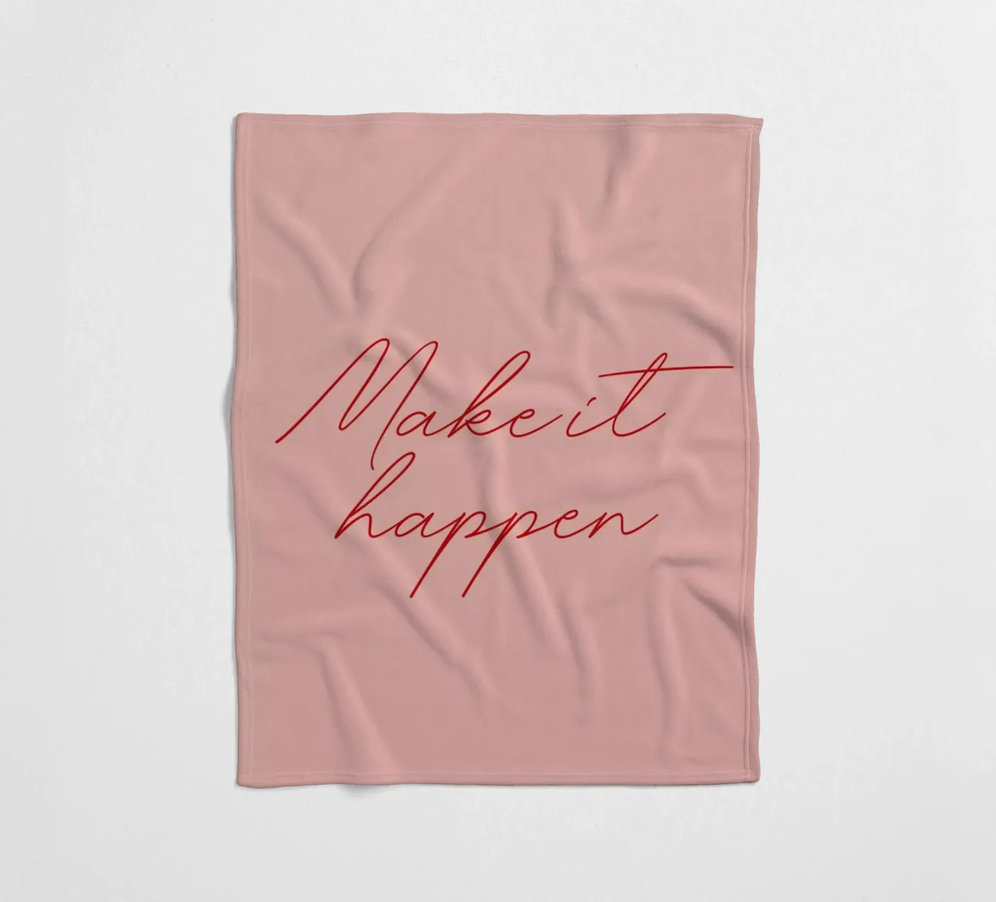 Make it Happen fleecedeken van daylight design studio