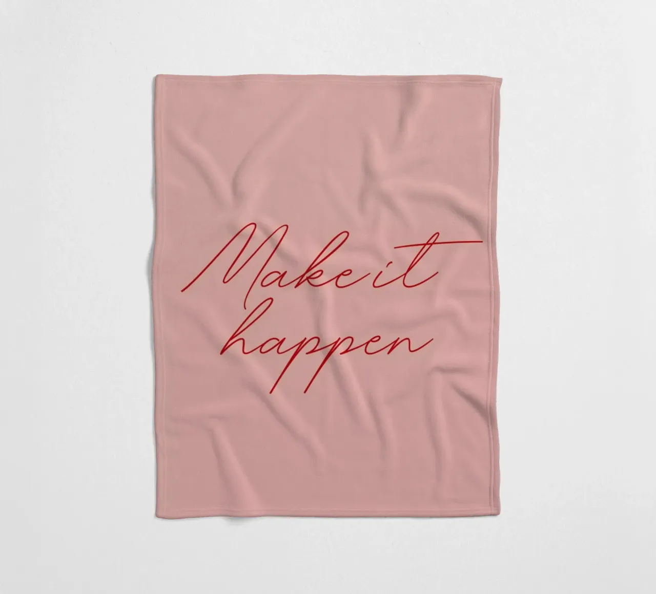 Make it Happen fleecedeken van daylight design studio