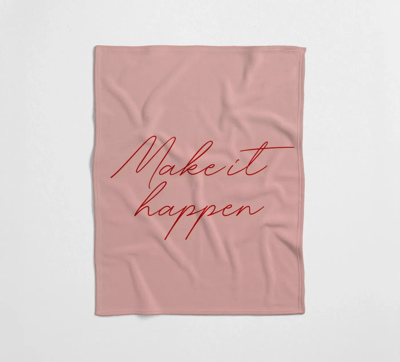 Make it Happen Fleecedecke von daylight design studio