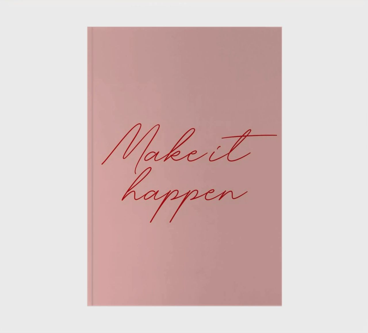 Make it Happen notebook by daylight design studio