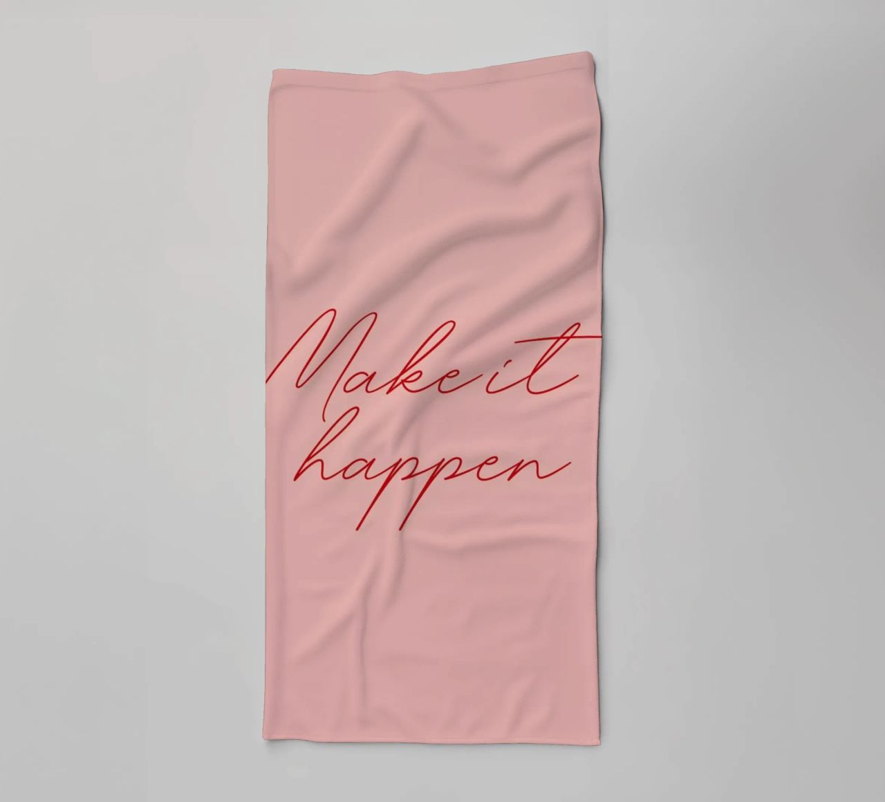Make it Happen towel by daylight design studio