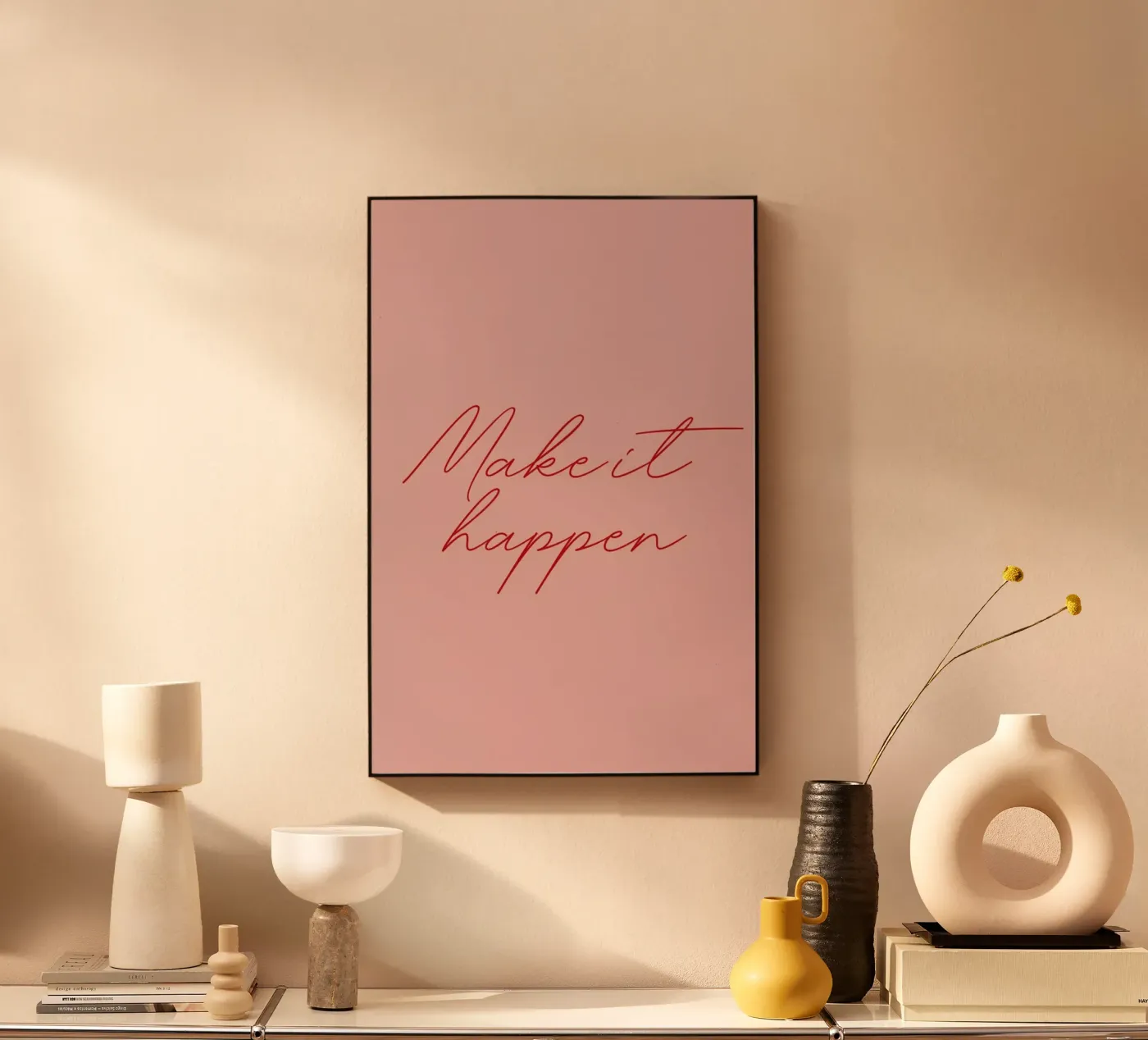 Make it Happen forex plate by daylight design studio