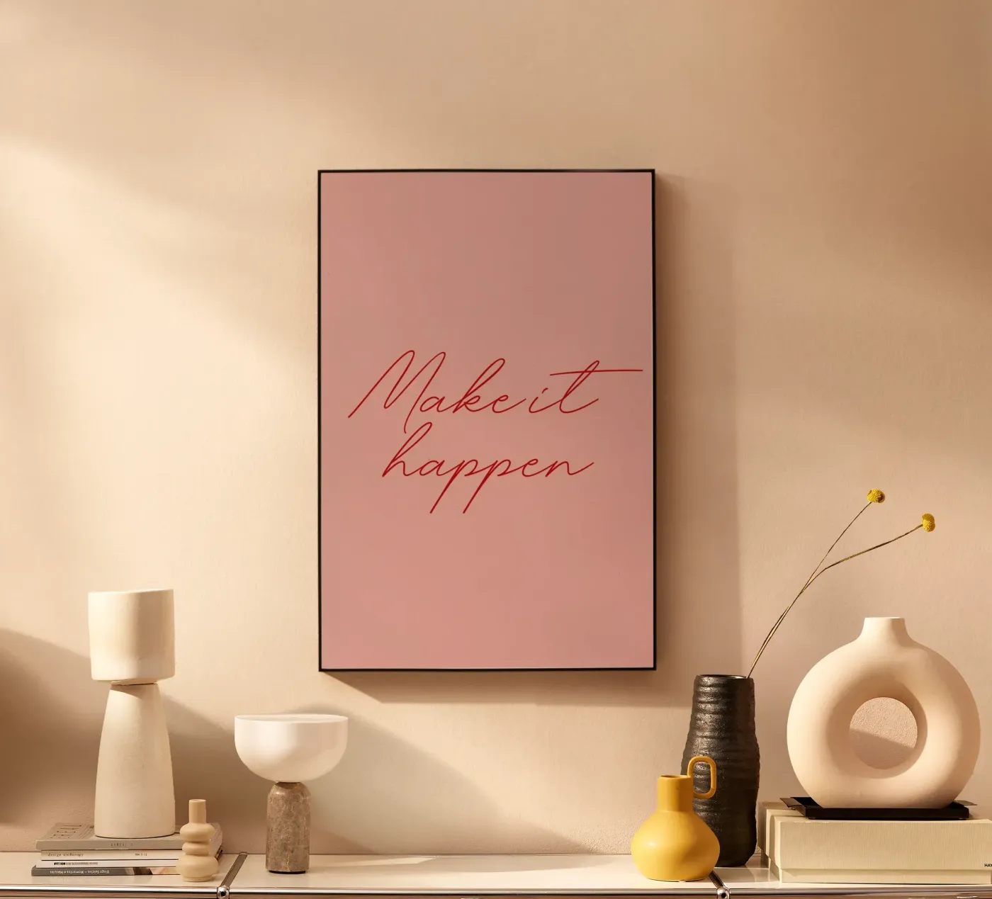 Make it Happen forex plate by daylight design studio