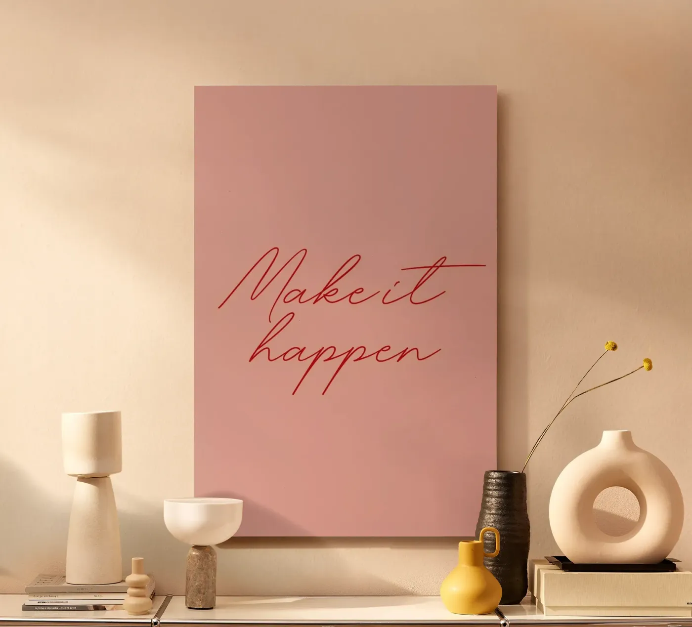 Make it Happen forex plate by daylight design studio