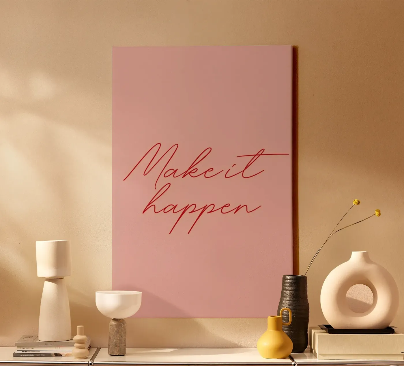 Make it Happen tela da daylight design studio