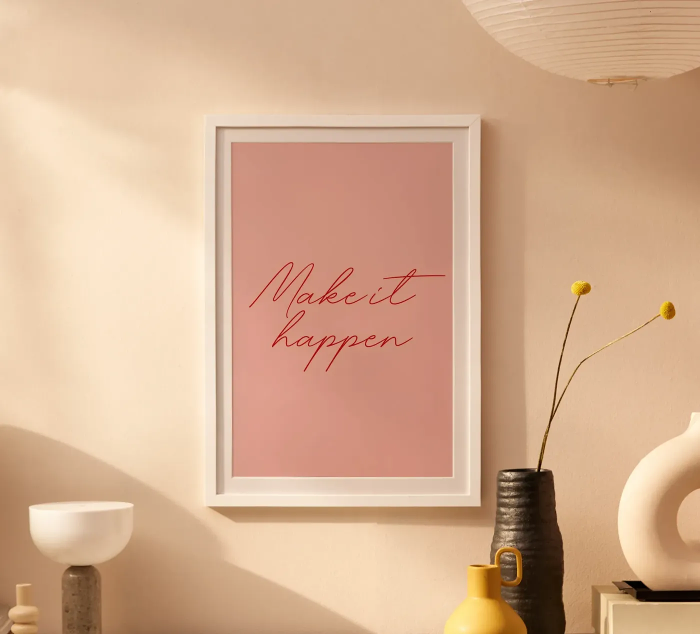 Make it Happen poster van daylight design studio