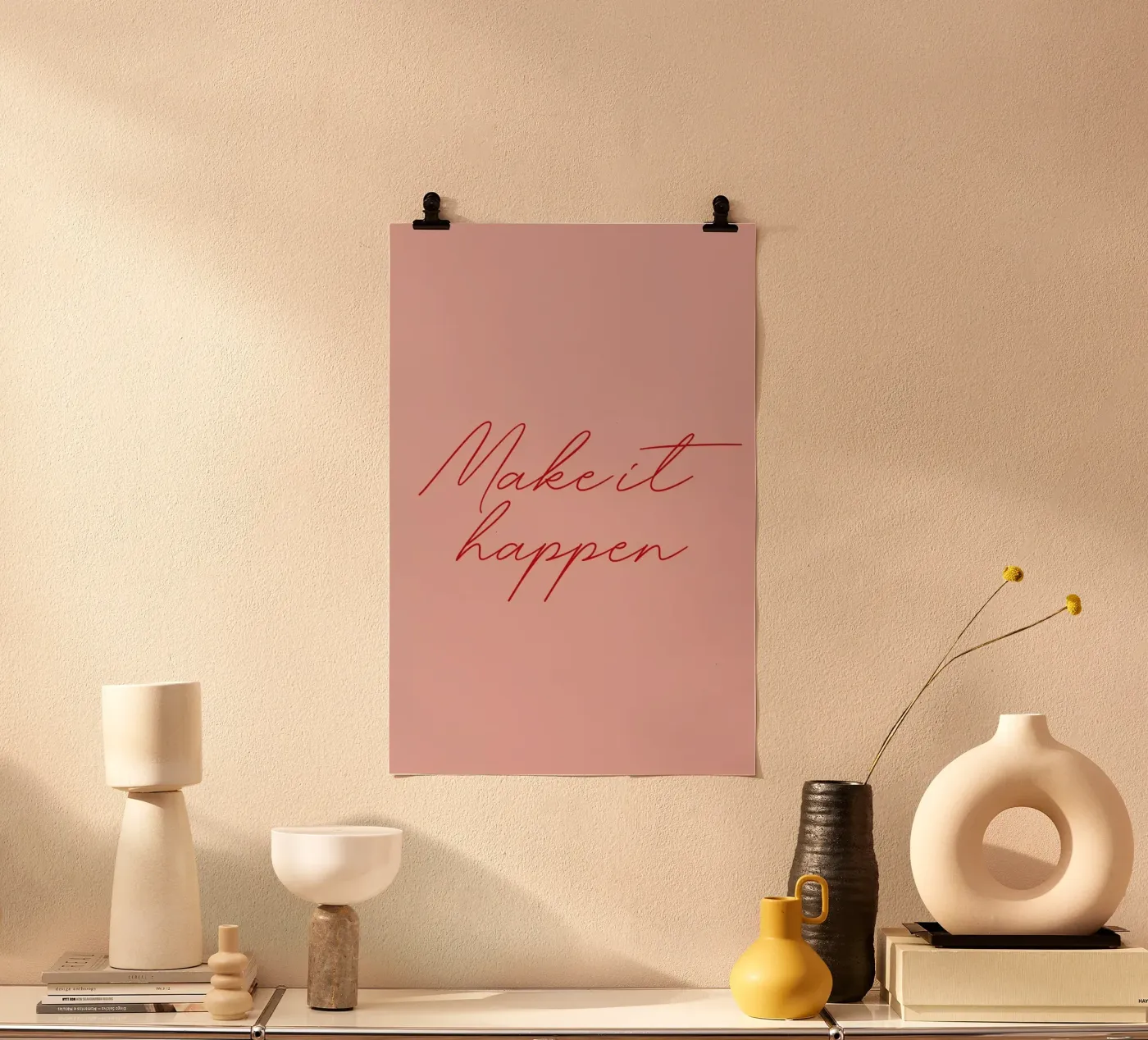 Make it Happen poster van daylight design studio