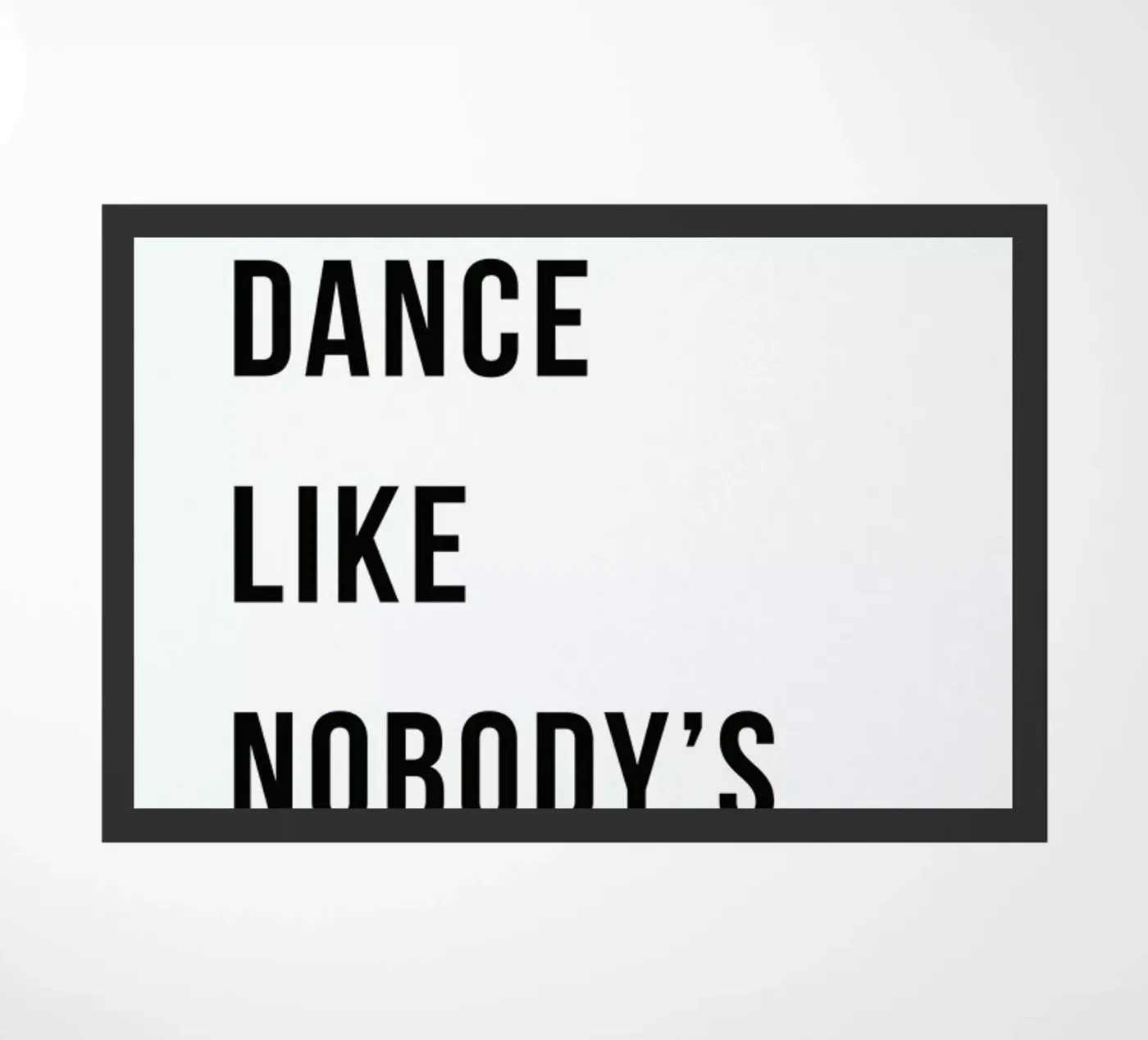 Dance - White deurmat van Studio One