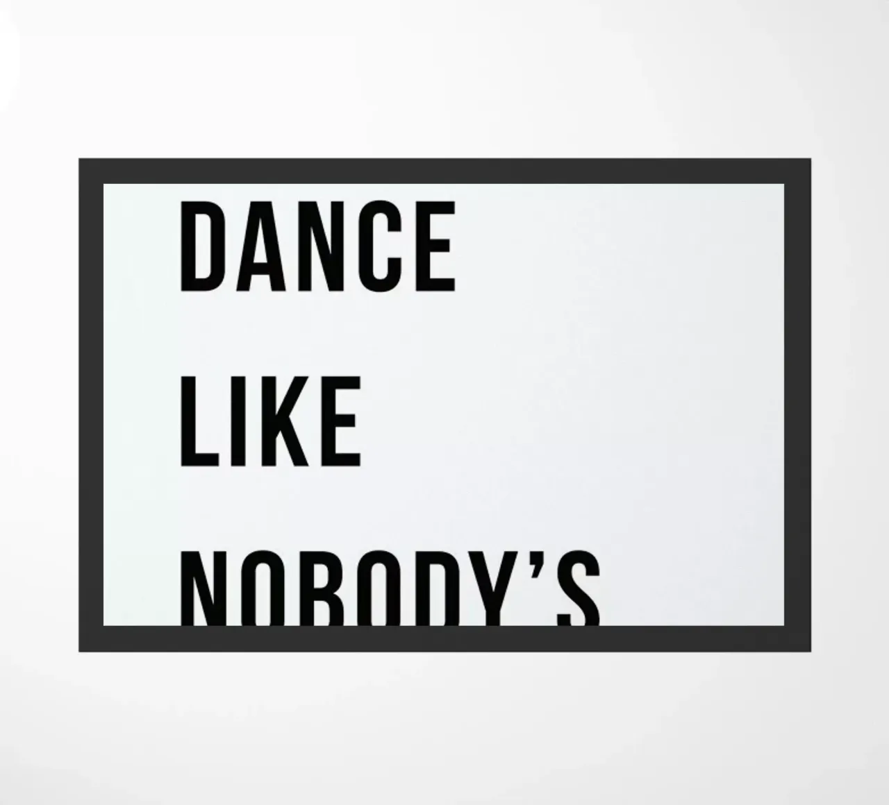 Dance - White deurmat van Studio One