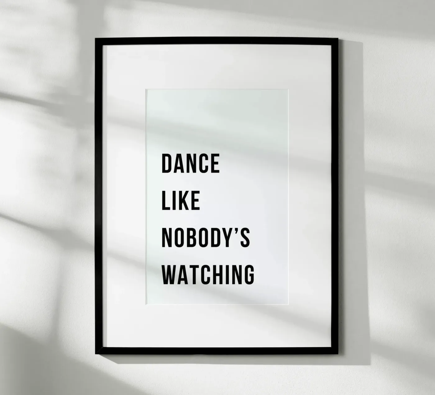 Dance - White poster van Studio One
