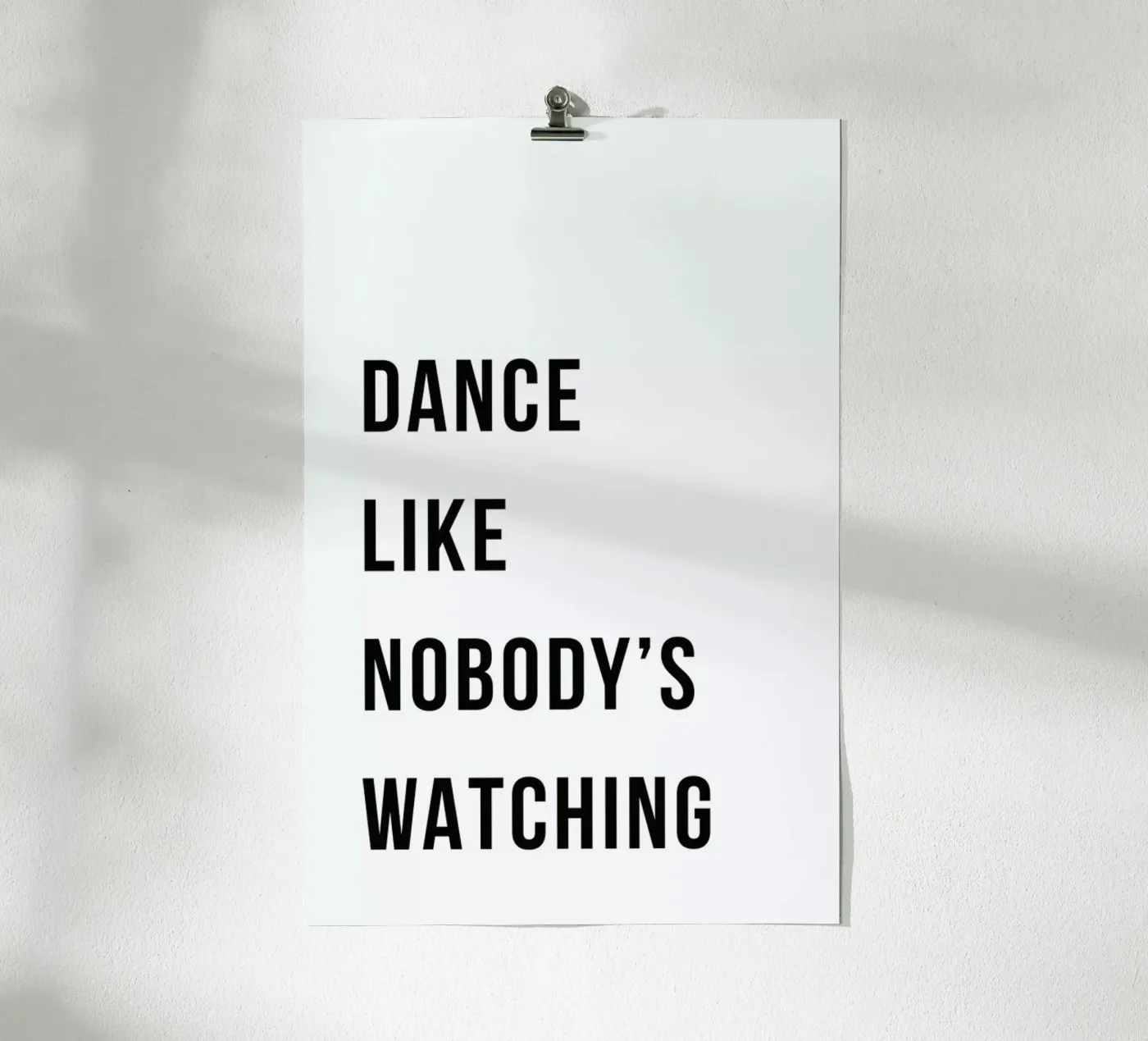 Dance - White poster van Studio One