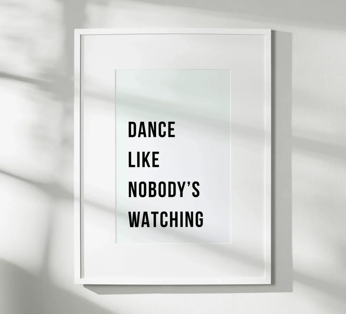 Dance - White poster van Studio One
