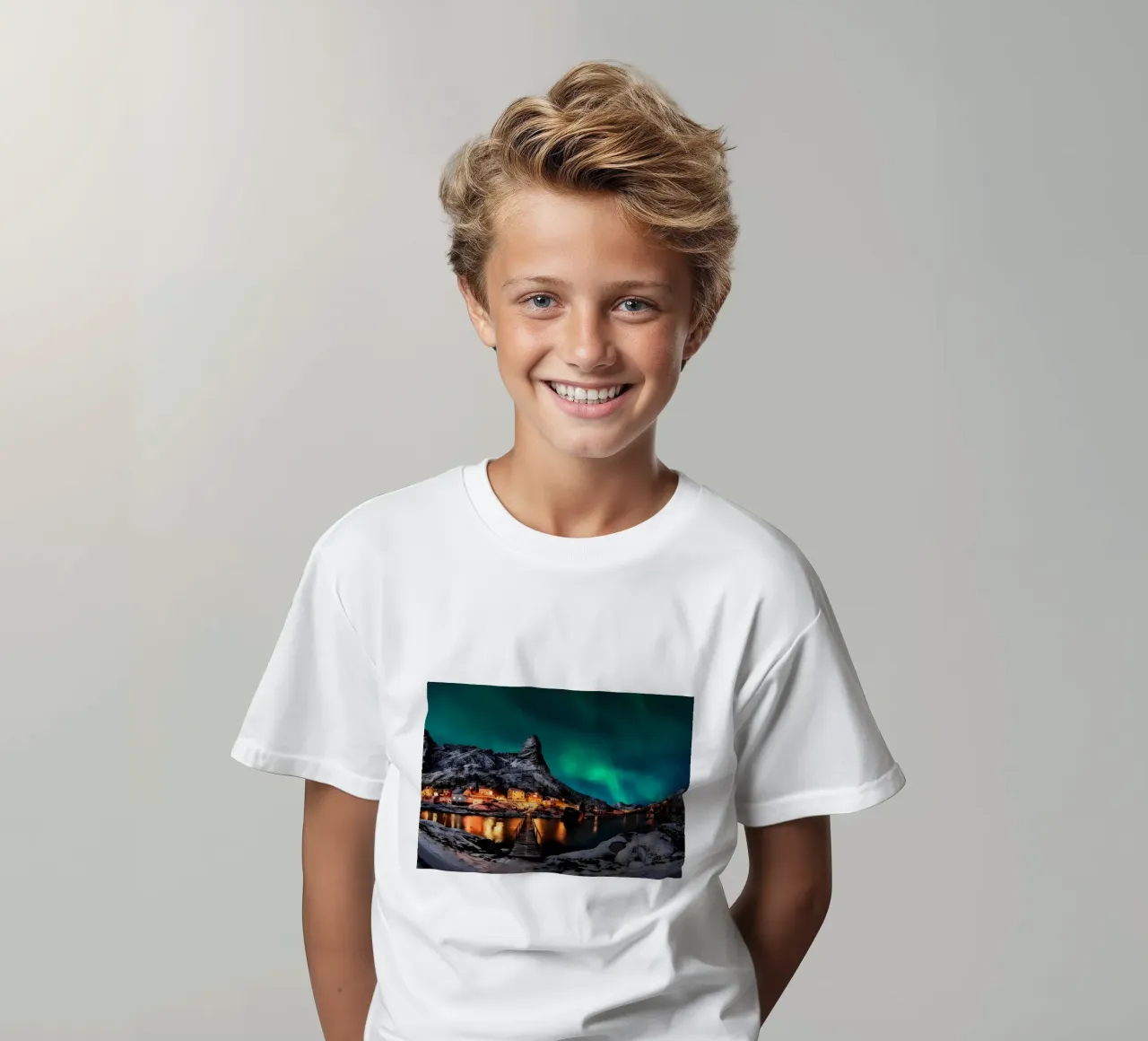 Nordlicht Kinder T-Shirt von Ary