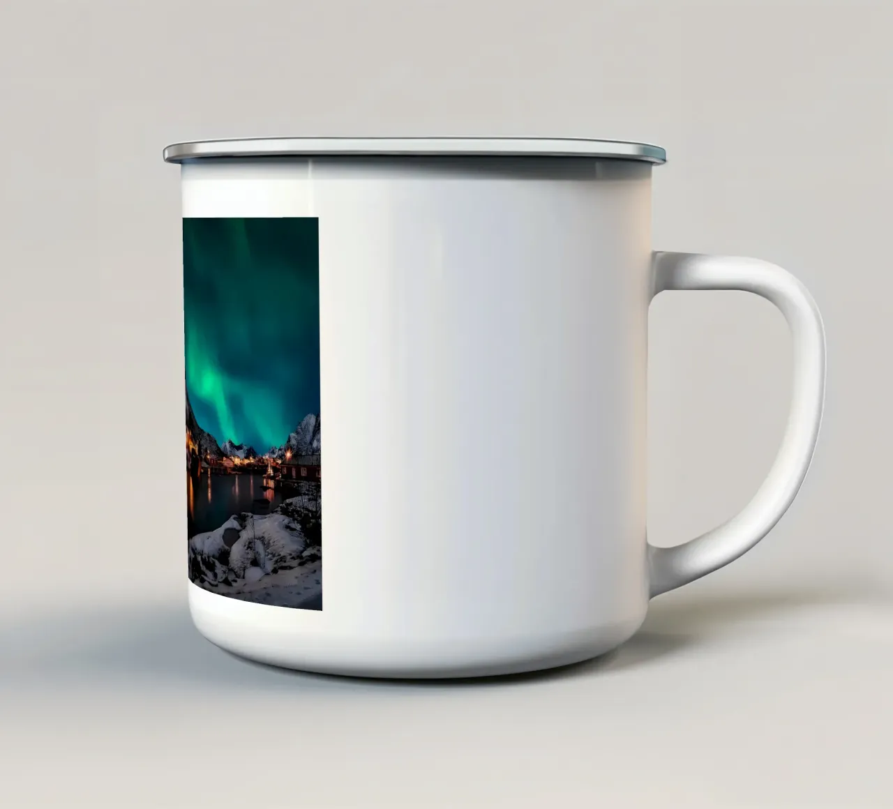 L'aurora boreale tazza in smalto da Ary
