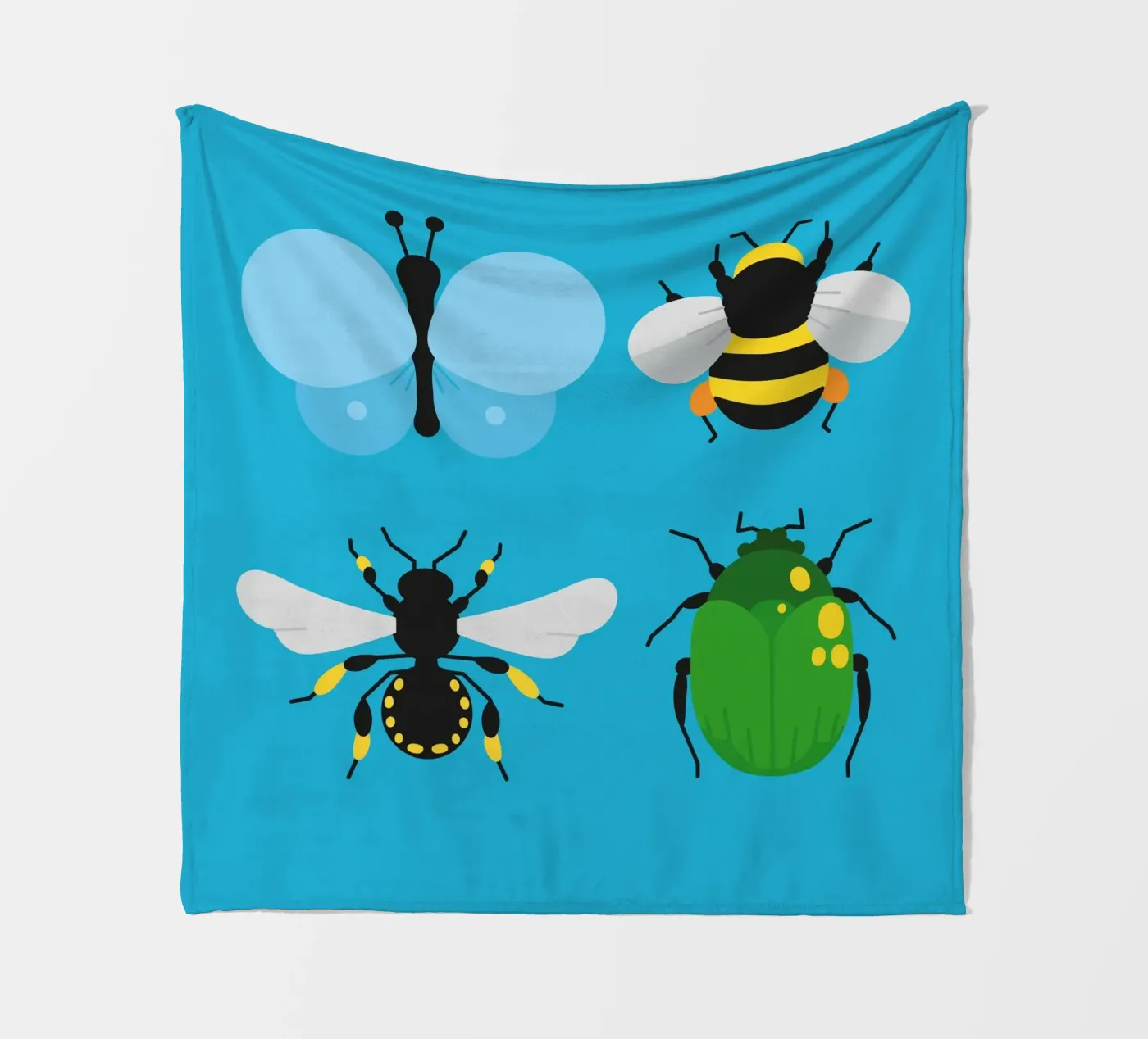 Insects Fleecedecke von Lidia Blomgren