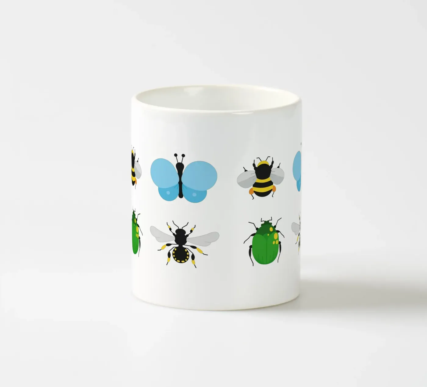 Insects ceramic mug by Lidia Blomgren