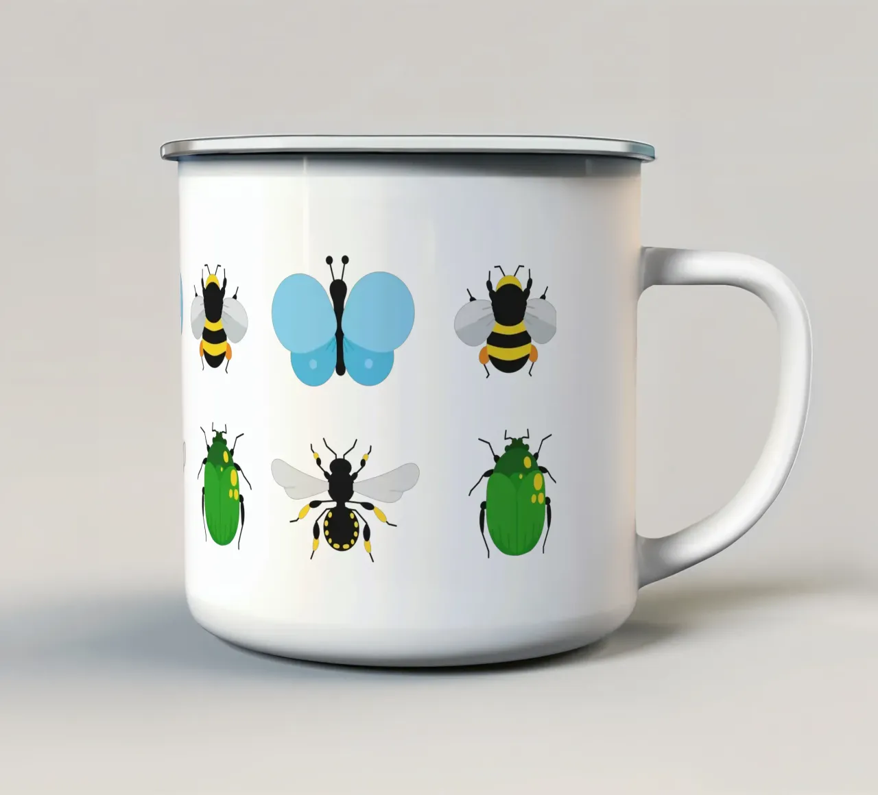 Insetti tazza in smalto da Lidia Blomgren