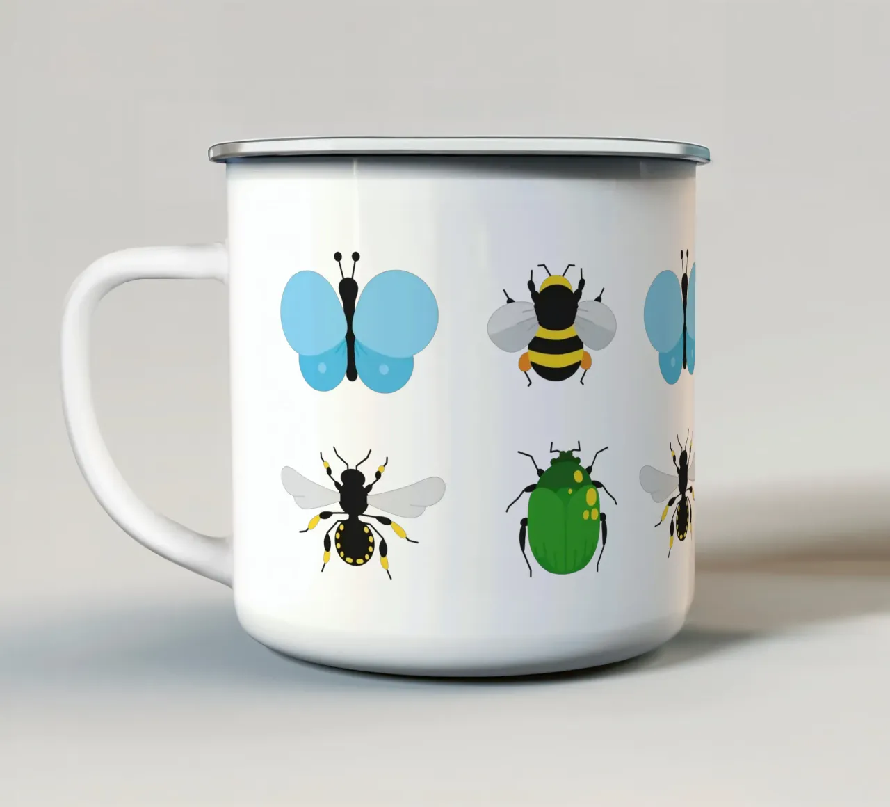 Insetti tazza in smalto da Lidia Blomgren