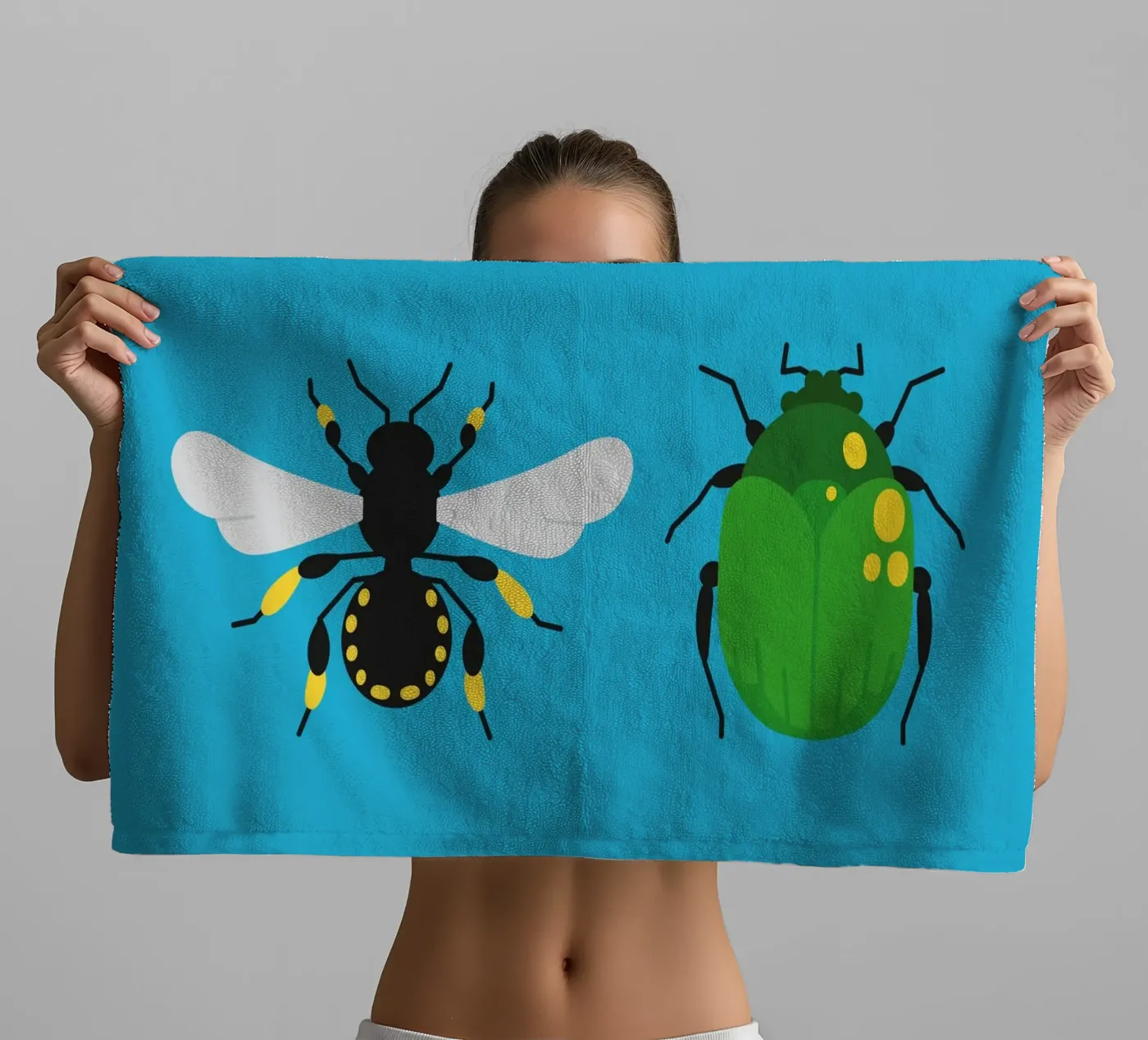 Insects towel by Lidia Blomgren